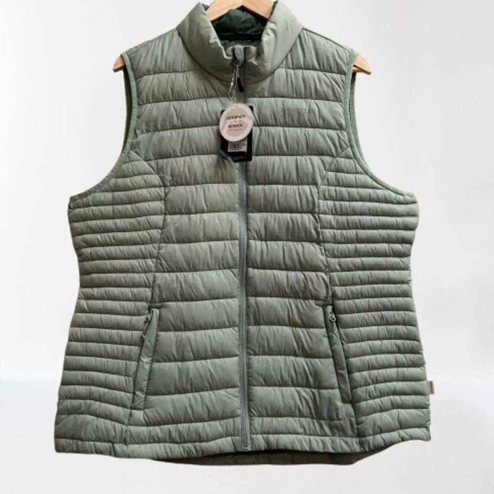Magellan Women's Sleeveless Lost Pines Puffer Vest Green‎